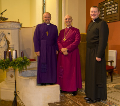 Bishop Abernethy  Archbishop Harper  Revd Shane Forstar