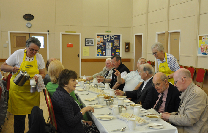 Lunch in Kilcronaghan Parish Hall